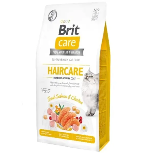 Brit Care Cat Grain-Free Haircare Healthy & Shiny Coat 7kg