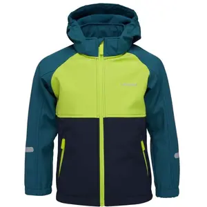 Lewro CHIDI Chlapecká softshellová bunda, tmavě zelená, velikost 128-134