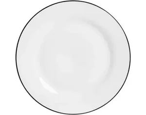 Mělký talíř 27 cm Lineo, bílý