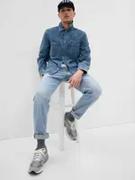 Džíny pro muže GAP straight GapFlex 598134-00 Velikost: 34/32