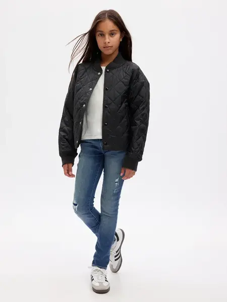 GAP Dívčí Dětské džíny basic skinny 725663-00 Velikost: 7