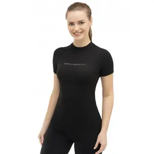 Dámské triko Brubeck 3D Run PRO s krátkým rukávem Black M