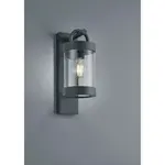 Trio Vonkajšie nástenné svietidlo Sambesi, antracitová, 12,5 x 18,6 x 33 cm