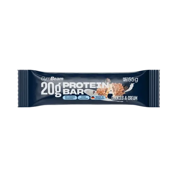 GYMBEAM 20 g protein bar proteinová tyčinka cookies a krém 55 g