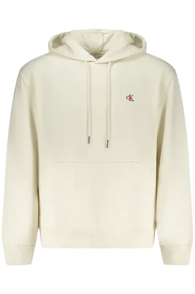 CALVIN KLEIN MEN'S ZIP-UP SWEATSHIRT WHITE