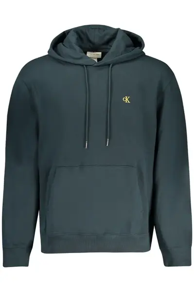 CALVIN KLEIN MEN'S BLUE ZIP-UP SWEATSHIRT