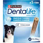 PURINA Dentalife Medium Maškrty pre psov 5 tyčiniek (115 g)