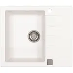 Alveus Granitový drez Cadit 10, biela, 59 x 50 cm