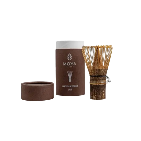 MOYA Chasen - tmavá bambusová metlička na matcha