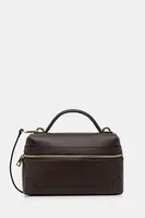 Kožená kabelka Answear.LAB hnědá barva
