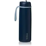 B.Box Stainless Steel Thermos Bottle termofľaša s rúrkou Midnight 690 ml
