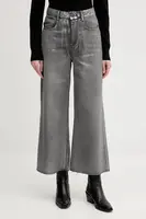 Džíny United Colors of Benetton dámské, šedá barva, 48UHDE02M