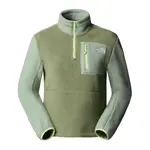 The North Face W YUMIORI 1/4 ZIP Dámska flísová bunda, svetlo zelená, veľkosť