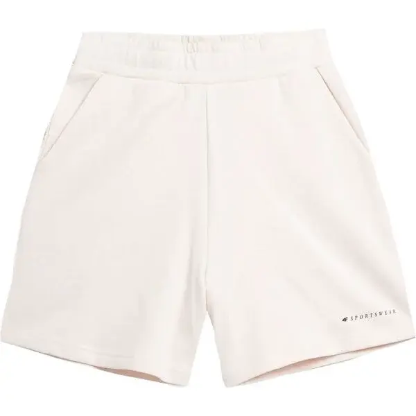 4F SHORTS CAS W Dámske šortky, béžová, veľkosť