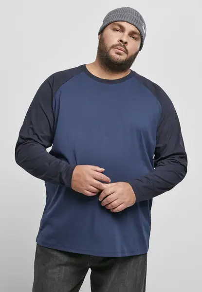 Raglan Kontrast LS tmavomodrý/polnočná modrá