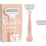 Gillette Smooth Sensitive dámský holicí strojek + 1 hlavice