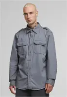 Vintage košile uhlově šedá