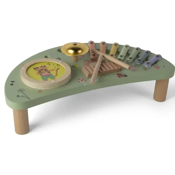 DANTOY green Garden drevený hudobný stolček 3ks 36m+