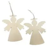 MOVEO Drevené výseky na dekorovanie Anjel 5.6x4,5cm 6ks-MOVEO
