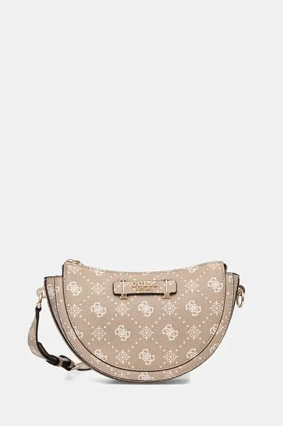 Kabelka Guess SILIA hnědá barva, HWGP98 90180