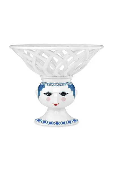 Dekorativní miska Bjørn Wiinblad Dora 25 cm modrá barva