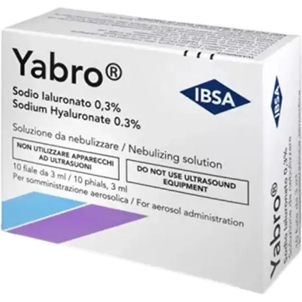 YABRO roztok na rozprašovanie s kyselinou hyalurónovou 0,3% 10 x 3 ml