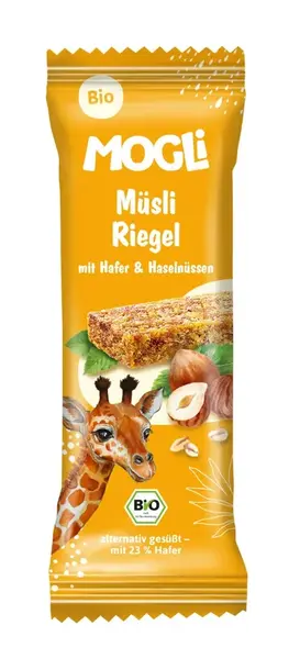 MOGLi BIO Müsli tyčinka s ořechy 25 g