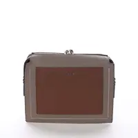 Dámská crossbody kabelka taupe - David Jones Brite