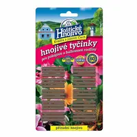 Hnojivé tyčinky pro pokojové a balkónové rostliny