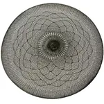 Plastové prostírání 38x0.3x38 cm černá