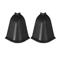 Roh vnější pro lištu k pracovní desce BL44 mramor černý 071