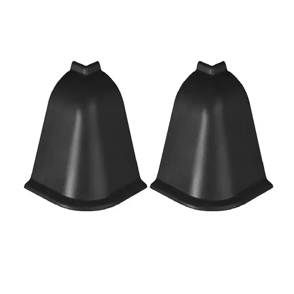 Roh vnější pro lištu k pracovní desce BL44 mramor černý 071