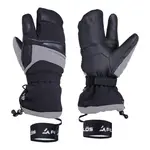 FLLÖS FIBRA Lyžiarske unisex rukavice, čierna, veľkosť