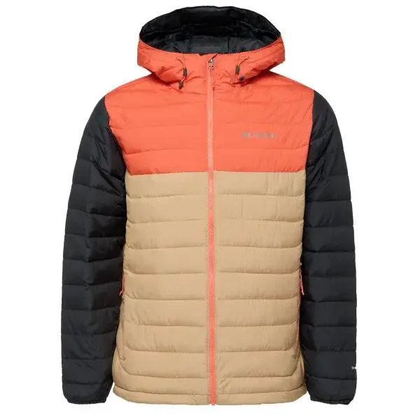 Columbia POWDER LITE II HOODED JACKET Pánská zimní bunda, béžová, velikost