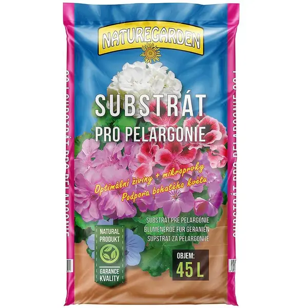 Nature Garden substrát pro pelargonie 45l