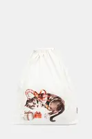 Bavlněný úložný vak Medicine béžová barva