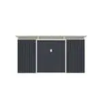 Zahradní domek G21 GRAH 483 - 340 x 142 cm, antracitový PE6390091