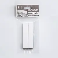 Univerzální roh Foge 100 bílá polomatná 2ks