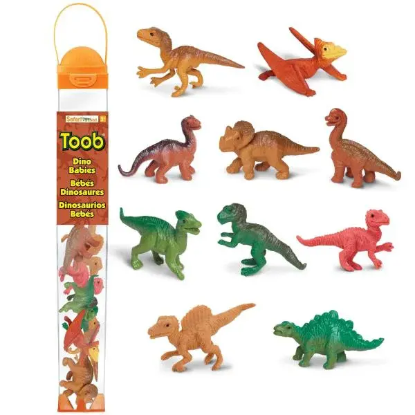 Safari® Toob Mláďata dinosaurů 10 figurek
