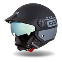 Moto přilba Cassida Handy Plus Chief šedá matná/černá S (55-56)