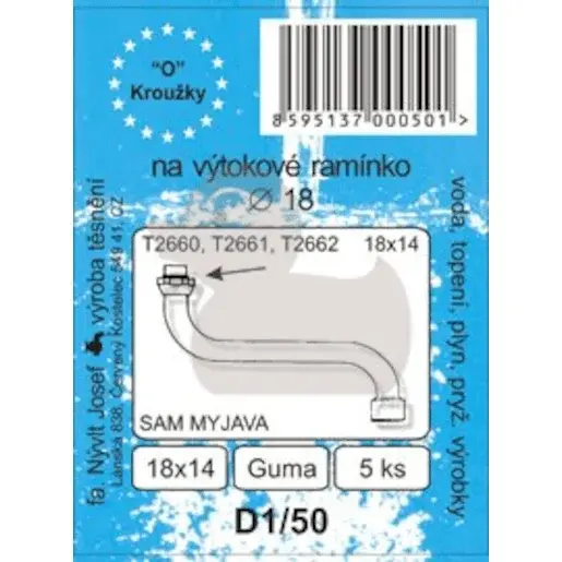 D1/50 O krúžok 18x14 D150