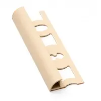 Lišta ukončovací "oblá" Profil-EU champagne, PVC, dĺžka 250 cm, výška hrany 10 mm, L10250CH