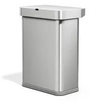 Simplehuman bezdotykový odpadkový kôš SENSOR 58 L hlasové ovládanie nerezová oceľ ST2047