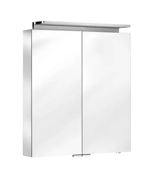 Keuco - Zrcadlová skříňka s LED osvětlením, 80x74x15 cm, hliník 13603171301