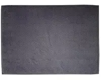 Koupelnová předložka Ocean, BIO bavlna, antracitová, 50x70 cm