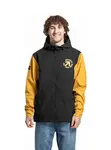 Pánská street bunda meatfly finn černá/žlutá s