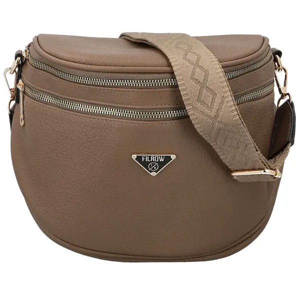 Dámská ledvinko/kabelka hnědá - Firenze Jella