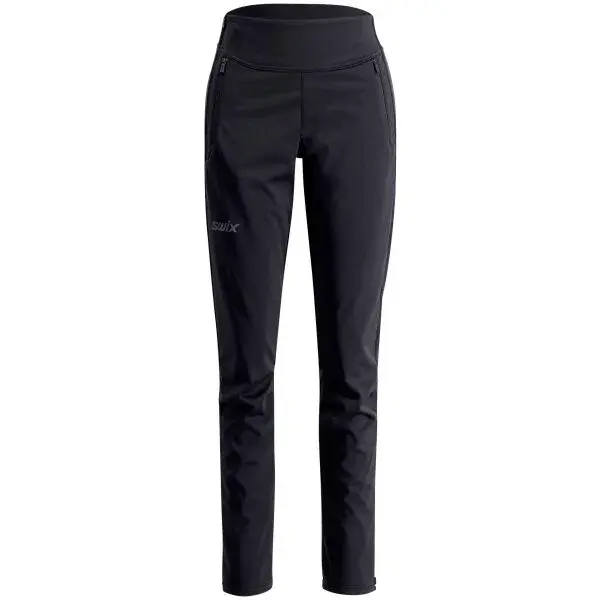 Swix INFINITY SOFTSHELL W Dámske softshellové nohavice, čierna, veľkosť