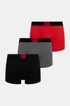 Boxerky HUGO TRUNK TRIPLET GALAXY 3-pack pánské, černá barva, 50532797