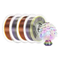 4kg Mecpow High-Speed PETG Transparent Filament - Transparent Rainbow